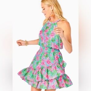 Lilly Pulitzer Pamelyn Dress - Surf Blue So Shellegant